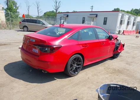 2025 Honda Civic Sport z USA, uszkodzony, nr VIN 2HGFE2F5XSH523326